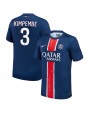 Paris Saint-Germain Presnel Kimpembe #3 Domácí Dres 2024-25 Krátký Rukáv